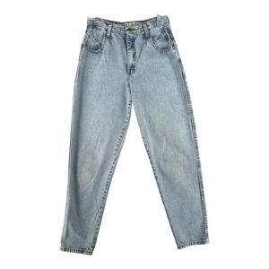 VTG Zena Jeans Acid Wash High Waist Tapered Leg Mom Womens Size 12‎ USA Y2K